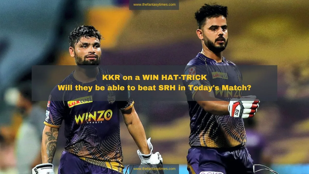 Captain Nitish Rana - Will he be able to get a win hat-trick for kkr?