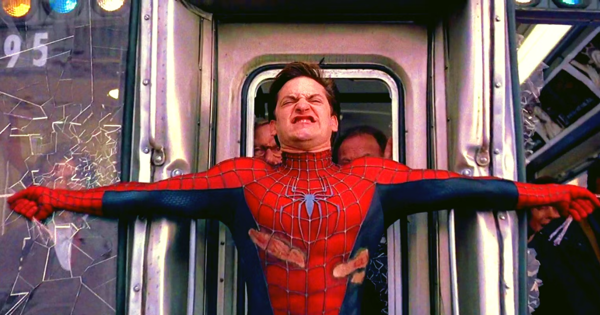 Spider-Man Stops the train