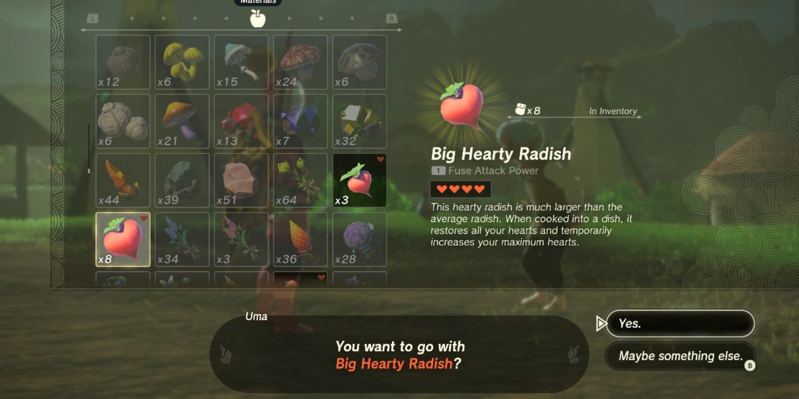 Zelda_ Tears of the Kingdom - Where To Find Hearty Radish planting