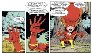 The Flash Wally Outrunning Eternity Mind