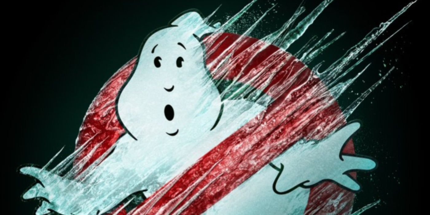 New Ghostbusters logo with icicles.