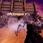 Two Images Showing Different Scenes in Starship Troopers: Extermination