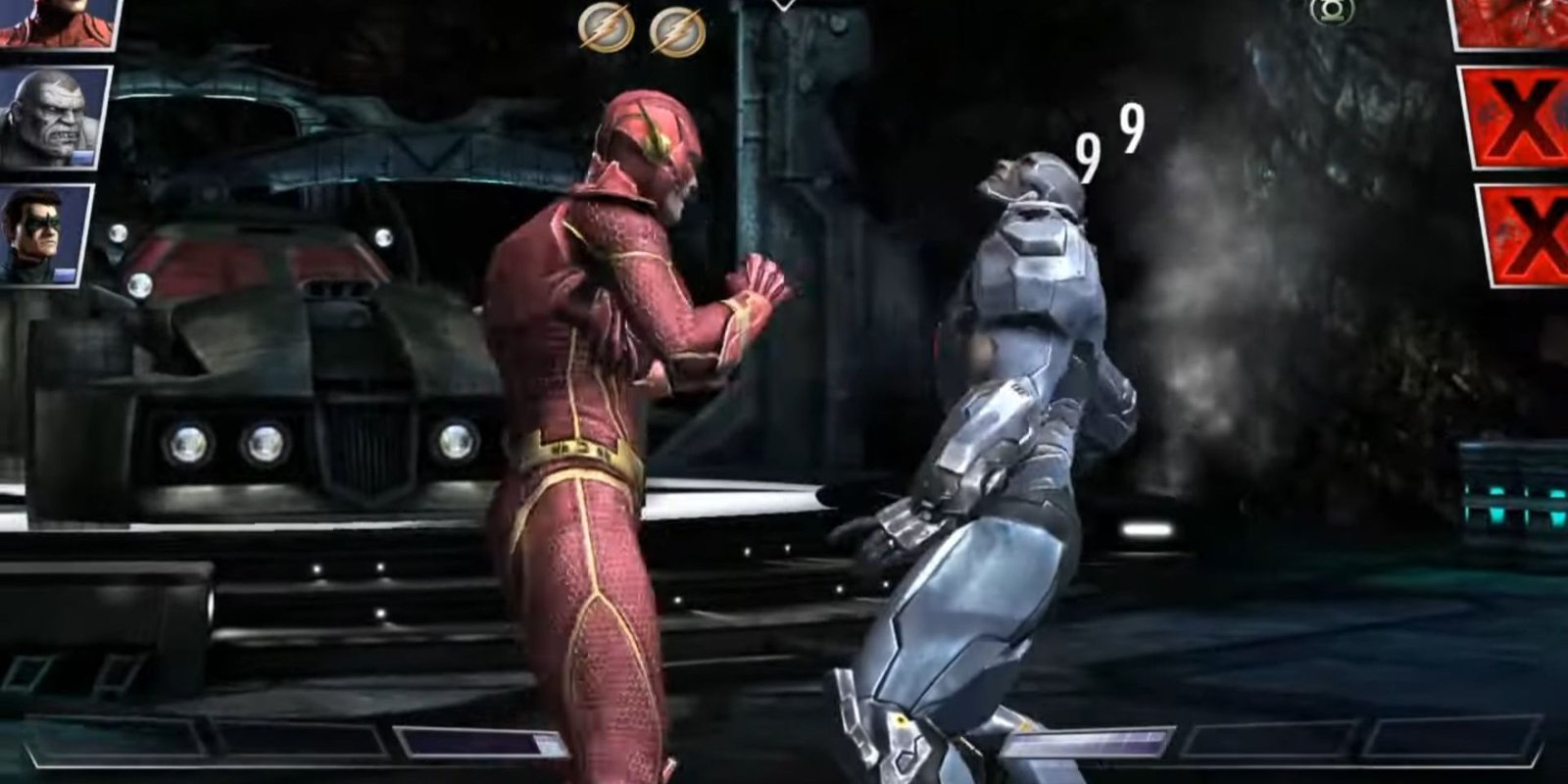 A screenshot from Injustice Gods Among Us