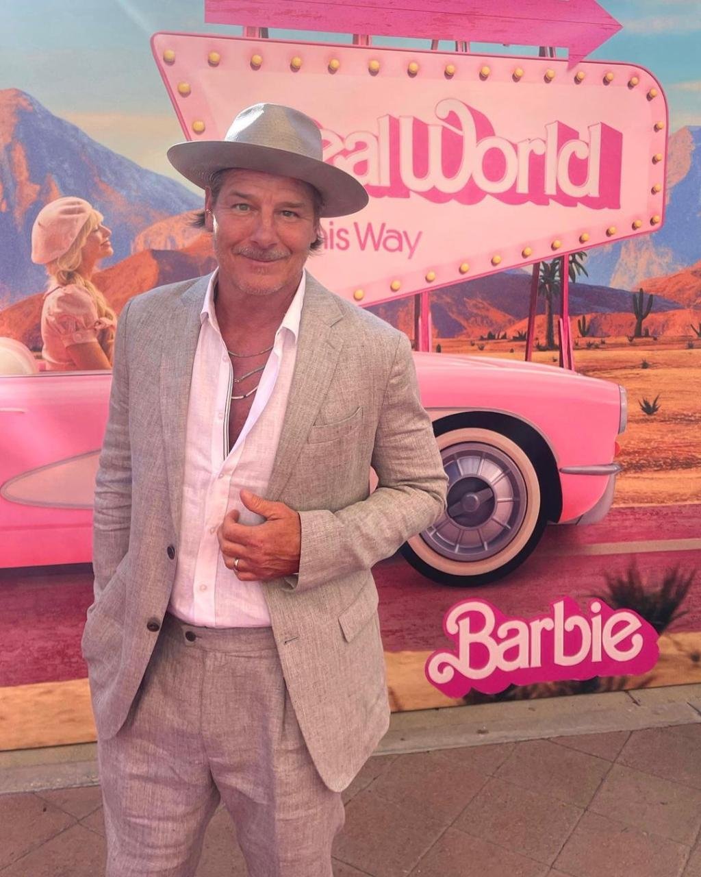 Ty Pennington at the "Barbie" premiere.
