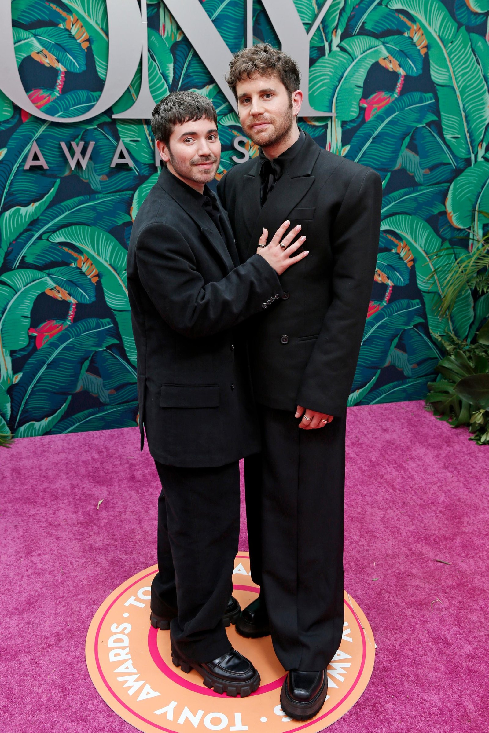 Ben Platt and Noah Galvin at the Tony Awards.