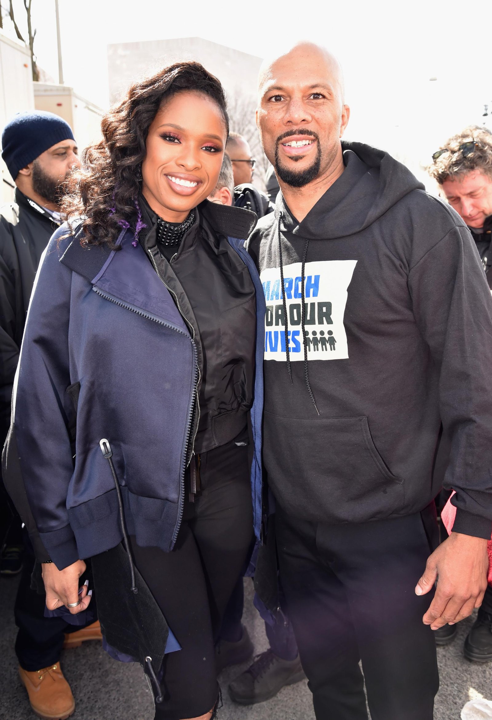 Common and Jennifer Hudson in 2018.