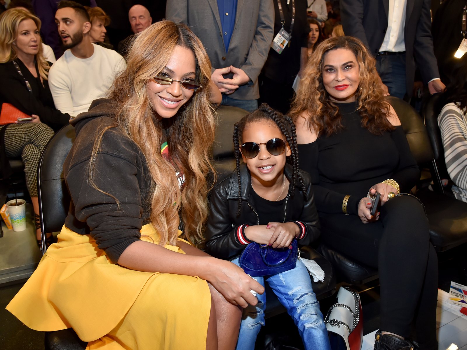 Beyoncé, Blue Ivy Carter and Tina Knowles