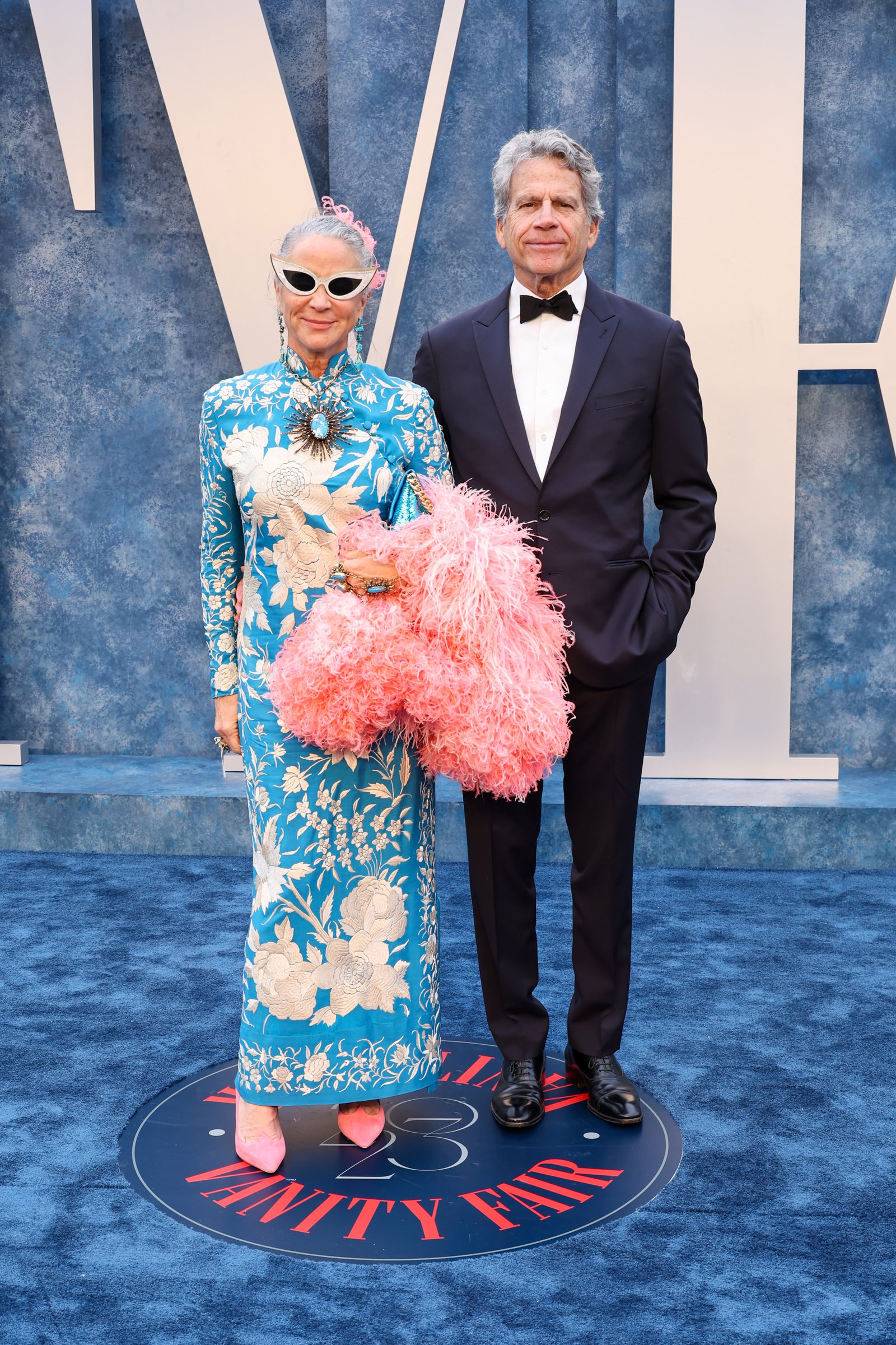 Lisa Eisner and Eric Eisner at 2023 Vanity Fair Oscar Party