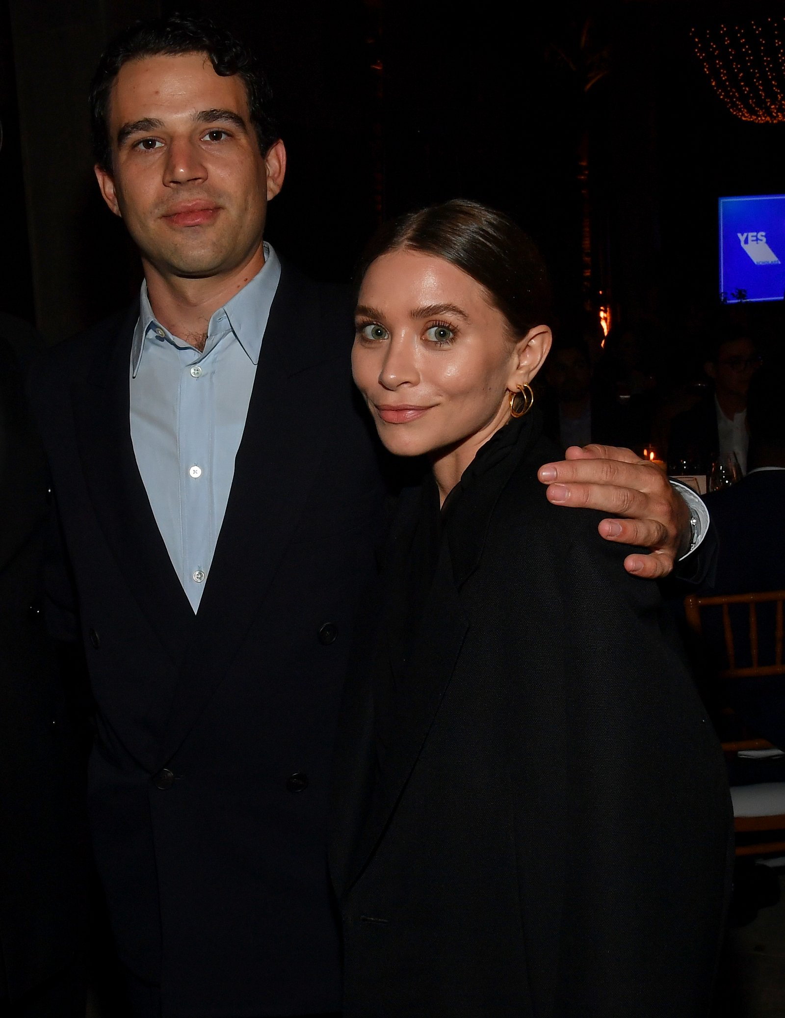 Louis Eisner and Ashley Olsen at YES 20th Anniversary Celebration