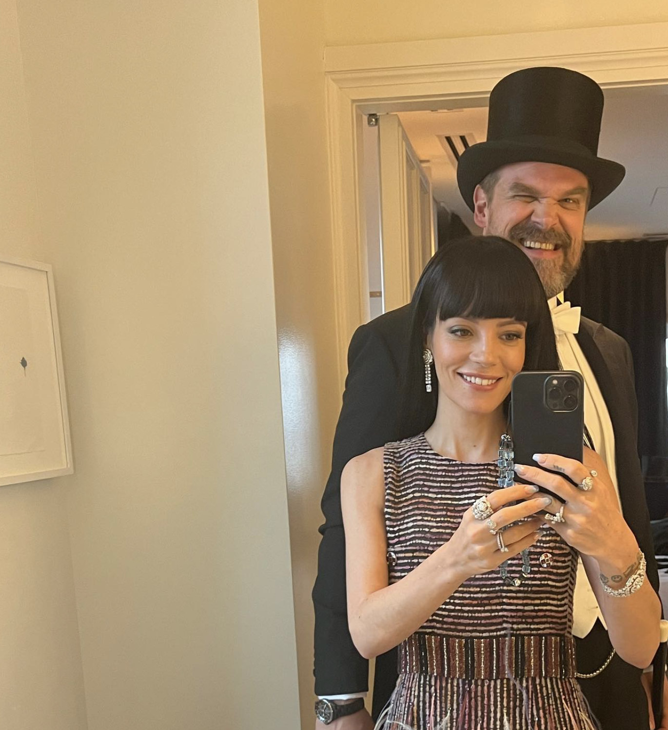Lily Allen is now married to David Harbour, as the pair tied the knot in 2020. 