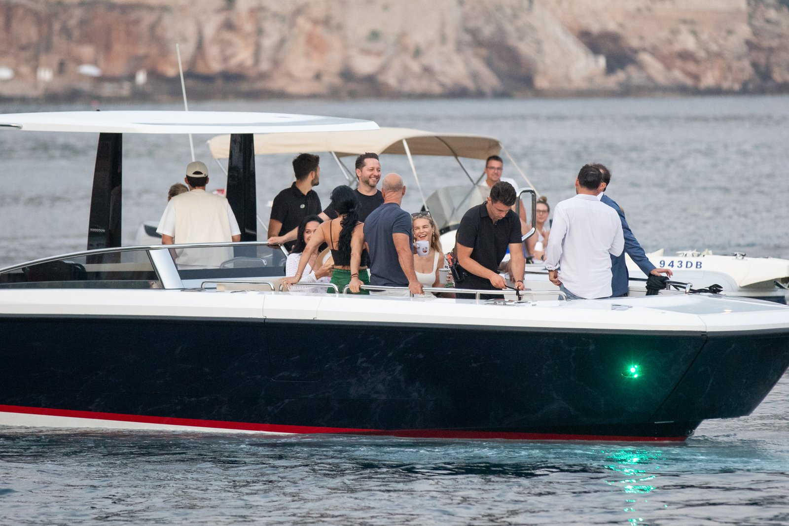 Jeff Bezos on a boat