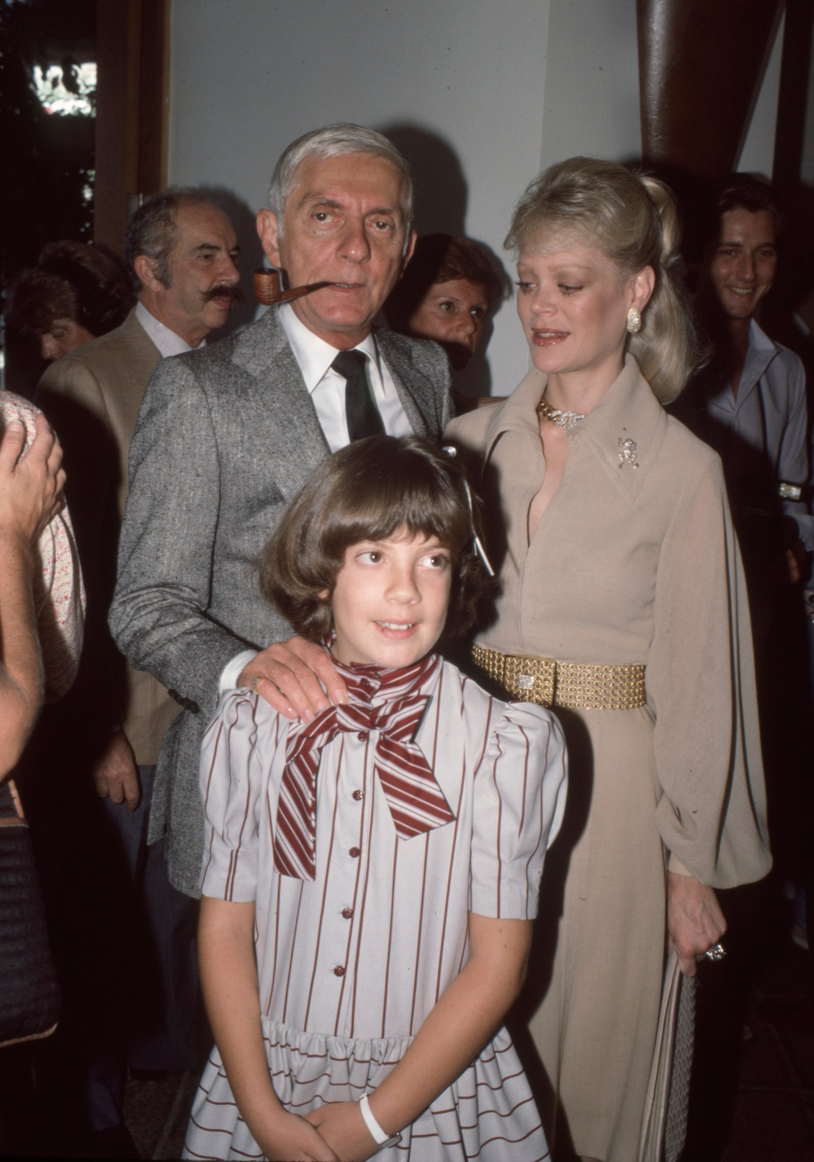 Tori Spelling, Aaron Spelling and Candy Spelling